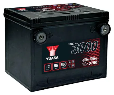 Produktbild von YUASA YBX3000 Starterbatterie 12V 66Ah 660A/EN Batterie
