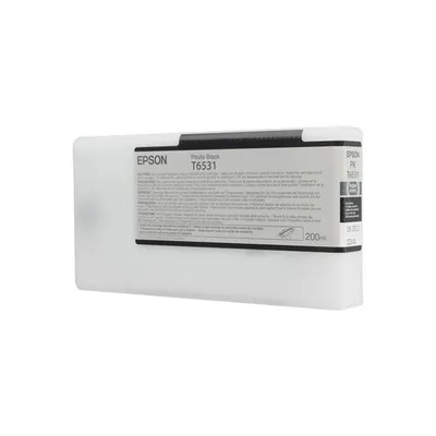Produktbild von Epson T6531 Photo Black-Tintenpatrone (200 ml), Foto schwarz, Tinte auf Farbstoffbasis, 200 ml, 1 Stück(e)