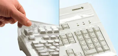 Produktbild von CHERRY WetEx - Tastatur-Abdeckung - durchsichtig