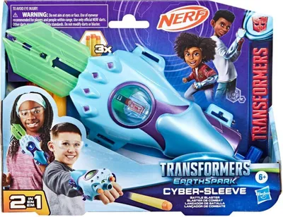 Zdjęcie produktu dla Nerf Transformers Earthspark Cybersleeve Roleplay, Zabawkowa rękawica blaster, 6 lat(a), 99 lat(a), 166 g