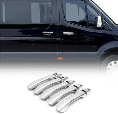 Immagine prodotto di Rivestimento maniglia porta Tappi maniglia per Mercedes Sprinter 2018-2025 5 porte cromo 10x