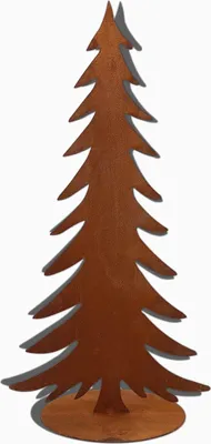 Image de Rostikal Décoration de Noël Sapin en métal 17 cm Rouille Deko Noël Décoration de table