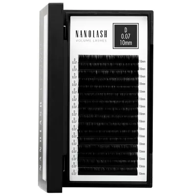 Productafbeelding van Wimpers voor Wimperextensions Nanolash 0.07 D 10mm