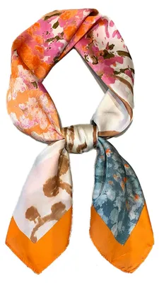 Obrázek produktu pro CCAIPU Saténový hedvábný šál pro dámy, elegantní, lehký hedvábný šál, šála, bandana, šátek