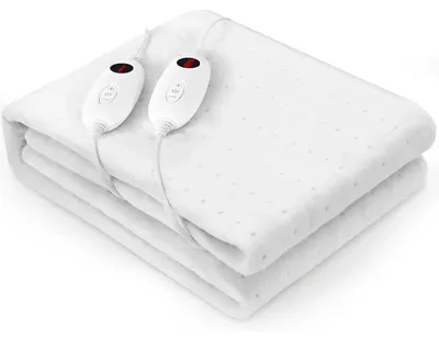 Produktbild von Elektrisches Wärmeunterbett - Beheizbare Matratzenauflage - 187 x 140 cm - 100 W - 6 Heizstufen - 8–10 Stunden Wärmespeicherung - Für zwei Personen