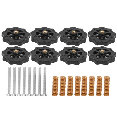Image de kit de mise à niveau des ressorts pour imprimante 3D,Ecrous pour lit chauffant,Vis pour lit chauffant,Kit de mise à niveau des ressorts pour imprimante 3D pour CR10,Pièces pour imprimante 3D,Kits de mise à niveau des lits chauffants