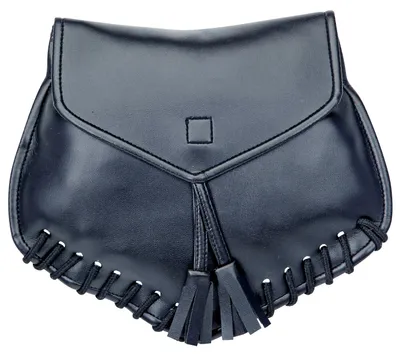 Image de Sac banane accessoire médiéval carnaval noir - taille unique