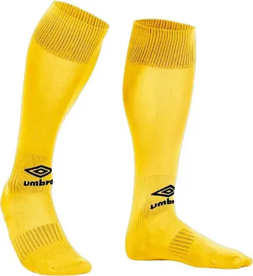 Image de Chaussettes longues Umbro Joy Jaune, pointures 26-29 (garçons et filles), Jaune, pointures 26-29