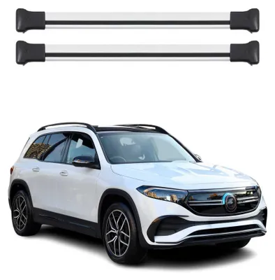 Produktbild von Dachträger Grundtäger für Mercedes EQB X243 2022-2026 75kg Aluminium Silber 2tlg