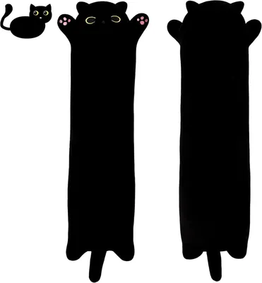 Produktbild von Plüschkissen Katze, 50 cm, ultraweich, Kuschelkissen für Kinder