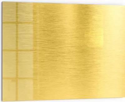Produktbild von DEQORI Küchenrückwand Glas 80x60 cm 'Gebürstete Goldoberfläche' Spritzschutz Bad Rückwand