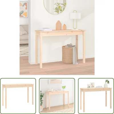 Produktbild von The Living Store Konsolentisch 110x40x75 cm Massivholz Kiefer