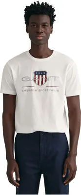 Obrázok produktu pre Gant Archive Shield Regular Fit tričko s krátkym rukávom White M M