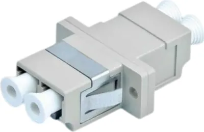 Obrázok produktu pre Lightwin LWL Kupplung Duplex LC-LC, Multimode, OM2, plastik, grau, DLC, Šedá, Viacmódové, 1 kusov