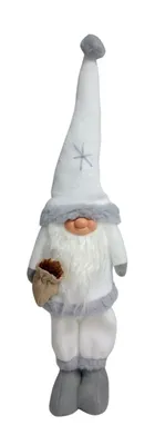 Image de Lutin de Noël homme ou femme avec bonnet pointu 55 cm Décoration de Noël Lutin