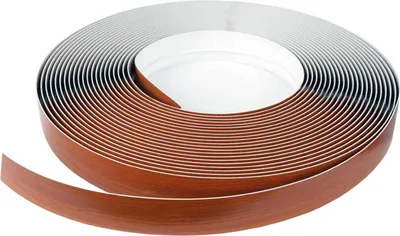 Produktbild von Blende (5 EUR/ 1m) für Gardinenschiene 700cm in "Kirschbaum" Optik, Kunststoffblende für Vorhangschiene mit Innenlauf, zum aufschieben auf Innenlaufschienen
