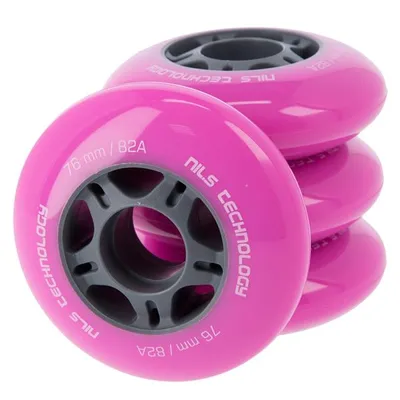 Produktbild von Pu 76x24 82a Rosa Rollen (4 Stk.) Nils Extreme