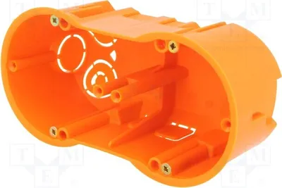 Zdjęcie produktu dla 1 x Obudowa: Puszka instalacyjna o wymiarach: X: 60 mm, Y: 136 mm, Z: 60 mm, montaż w ścianie, model A.0042WPG, elektryczna
