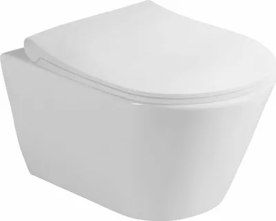 Obrázek produktu pro AVVA CLEANWASH závěsný klozet s bidetovou sprškou, bez okrajů, 35,5x53 cm, bílý
