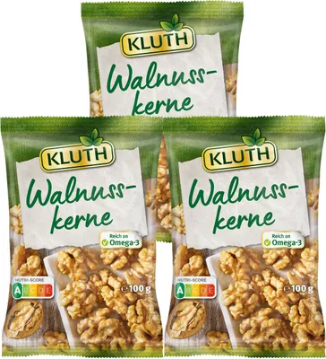 Produktbild von Kluth Walnusskerne Beste Qualität und mild im Geschmack 100g 3er Pack