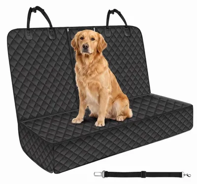 Obrázok produktu pre Podložka do auta pre psa, zadné sedadlo, 135x120 cm, ochranná podložka do auta, vodeodolná, odolná voči poškriabaniu, materiál Oxford 600D