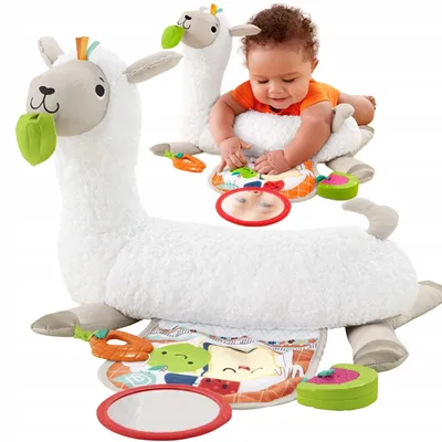 Produktbild von Fisher-Price Sensorisches Lama Kissen 4-in-1 für Babys