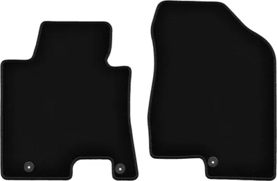 Immagine prodotto di Wielganizator Tappetini anteriori in velluto per Hyundai i30 II (2011-2017, hatchback, station wagon, wagon) neri, set 2 pz, con fissaggi
