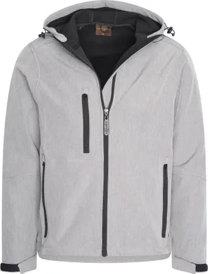 Immagine prodotto di Cappuccino Italia Giacca con cappuccio Softshell Grigio - Grande L