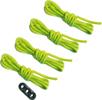 Produktbild von Abspannleinen ca. 3 m x Ø 3 mm 4 Stück neongelb