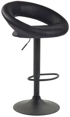 Produktbild von Barhocker Olinda Kunstleder schwarz schwarz