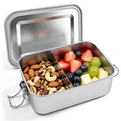 Produktbild von Edelstahl-Lunchbox, 850 ml, auslaufsicher