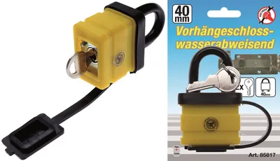 Produktbild von KRAFTMANN 85817 Vorhängeschloss, 40 mm, wasserabweisend