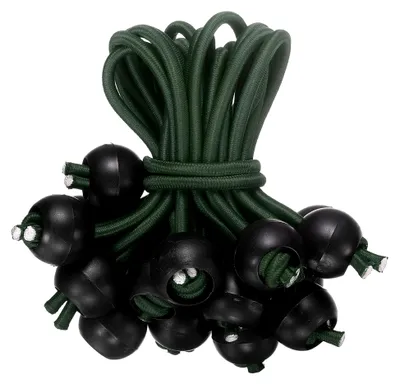 Produktbild von Bungee-Seile, 10,2 cm, 20 Stück, elastische Spanngurte für Zelte und Camping
