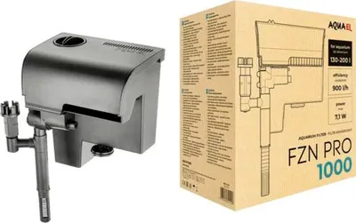 Produktbild von Außenfilter AQUAEL FZN PRO 1000, Rucksackfilter, 7,1 W, ca. 900l/h, schwarz