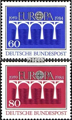 Produktbild von Briefmarken BRD (BR.Deutschland) 1984 Mi 1210-1211 (kompl.Ausgabe) postfrisch Europa