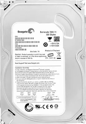 Image de Disque dur Seagate 320Gb ST3320613AS 16MB Cache 7200Rpm SATA II 3,5