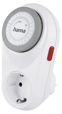 Productafbeelding van Hama, gebogen design, dagtimer, wit, 15 minuten, 16 A, 183 g, 90 mm