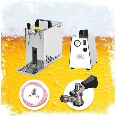 Image de Tireuse à Bière PYGMY 25 Refroidisseur Sec 35 L/h Green Line Kit Complet, KEG: NC adaptateur