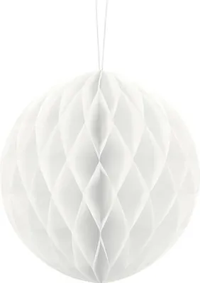 Obrázok produktu pre Voštinová guľa biela 20 cm