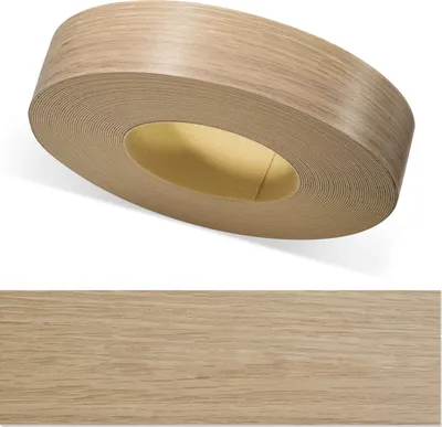 Produktbild von ben+camilla.com Kantenumleimer | Eiche Gekalkt 22 mm x 25 m | Sicherer, bequem, Profi Material