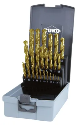Obrázok produktu pre RUKO 250215TRO HSS-G Twist drill bit set 25-piece 1 mm, 1.5 mm, 2 mm, 2.5 mm, 3 mm, 3.5 mm, 4 mm, 4.5 mm, 5 mm, 5.5 mm, 6 mm, 6.5 mm, 7 mm, 7.5 mm, 8 mm, 8.5