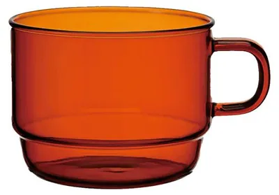 Immagine prodotto di Hario Colors Bicchieri impilabili, 300 ml – Ambra