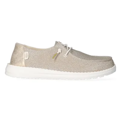 Produktbild von HEYDUDE Wendy Metallic Sparkle Damen Halbschuhe Gold Größe 43