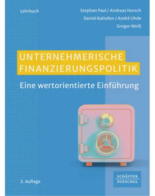 Obrázok produktu pre Unternehmerische Finanzierungspolitik