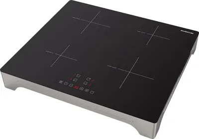 Produktbild von Inventum Inventum VKI6010ZIL - Wolnostojąca płyta indukcyjna - 4 strefy grzewcze - 1-fazowa plug & play - srebrny/czarny
