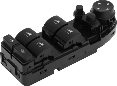 Produktbild von Elektrischer Fensterschalter Nr. 61319122113 Fenstersteuerschalter für BMW 528i 2008-2010 Base 3.0L L6 - Benzin Kunststoff Grau