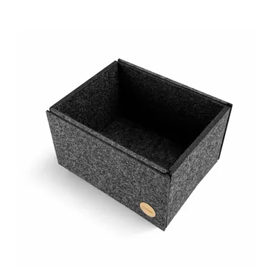 Produktbild von Aufbewahrungsbox CLEAN Filz 16 x 20 x 12 cm ohne Deckel in anthrazit meliert