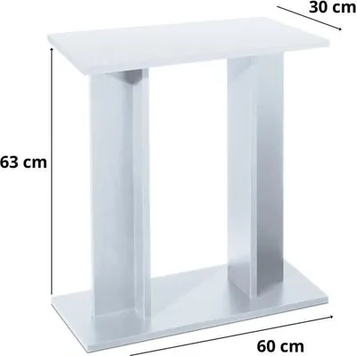 Produktbild von Aquarium Unterschrank, 60 cm, Weiß, Modernes Design, Einfache Montage