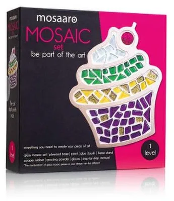Produktbild von Kreativ-Set Mosaik Cupcake buntes Kunstwerk kleiner Künstler