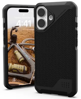 Zdjęcie produktu dla Urban Armor Gear Metropolis LT, Pokrowiec, Apple, iPhone 16, 15,5 cm (6.1"), Czarny